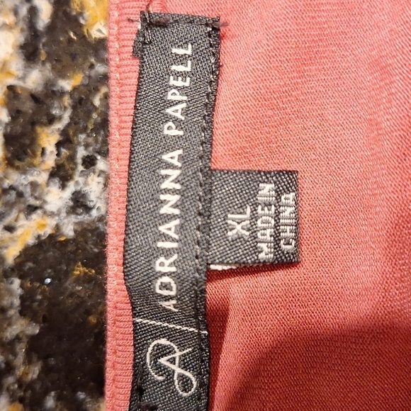 D womens Adrianna Papell stretch long sleeve regular size top XL - Picture 3 of 3